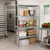 Thumbnail image #2 for BK Resources Stainless Steel Dry Storage Shelving Unit with 4 Adjustable Shelves, 31 x 24 x 72 Inches
