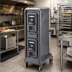 Thumbnail image #2 for Cambro Pro Cart Ultra® PCU1000HH615 Front-Loading Electric Hot Food Pan Carrier, 10-Pan, Insulated Plastic, Touch Screen
