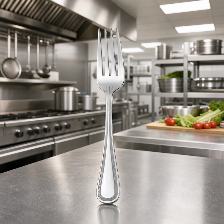 Product image #2 for Plaza Heavy Weight Mirror Finish 18/0 Stainless Steel Dinner Fork