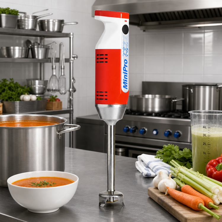Product image #2 for MiniPro MX070.12 Hand-Held Variable-Speed Immersion Blender with 1-Gallon (4-Liter) Capacity and 6.5-Inch Stainless Steel Shaft