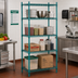 Thumbnail image #2 for Advance Tabco Special Value Series Stationary 4-Shelf Wire Shelving Unit, 60 x 24 x 74 Inches, Green Epoxy
