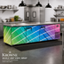 Thumbnail image #2 for Krowne Whole Unit Vinyl Wrap for 84-Inch Pass-Thru Cooler, Front and Sides