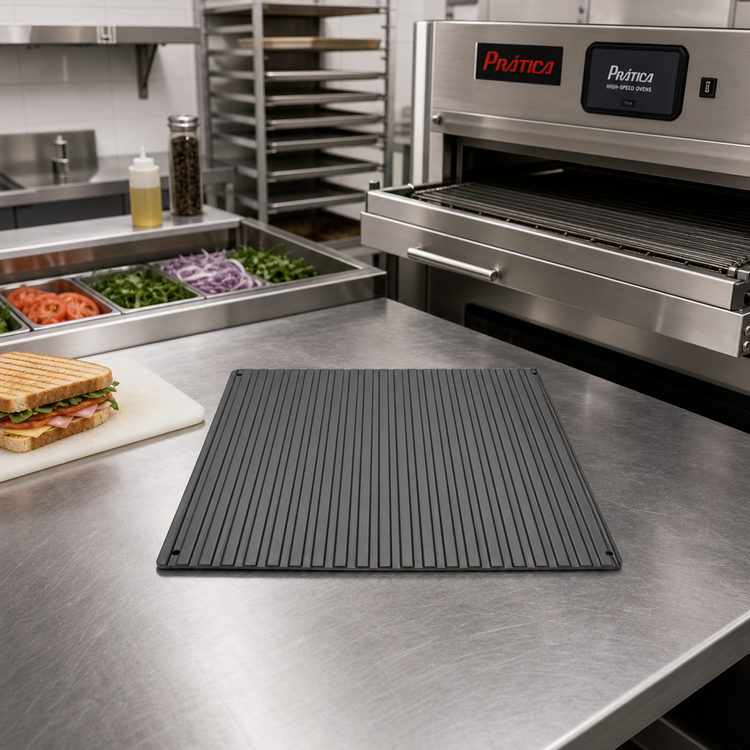 Product image #2 for Prática Panini Plate High-Speed Oven Accessory, 13 x 14 x 0.25 Inches