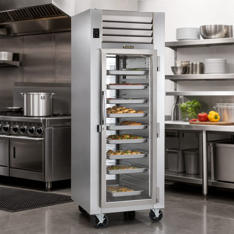 Product image #2 for Traulsen Spec-Line R Series 1-Section Pass-Thru Heated Holding Cabinet with Full-Height Glass Doors, Standard Depth, Stainless Steel