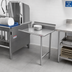Thumbnail image #2 for Sapphire Manufacturing Straight Clean Dish Table, Left-to-Right Operation, 30 x 30 Inches