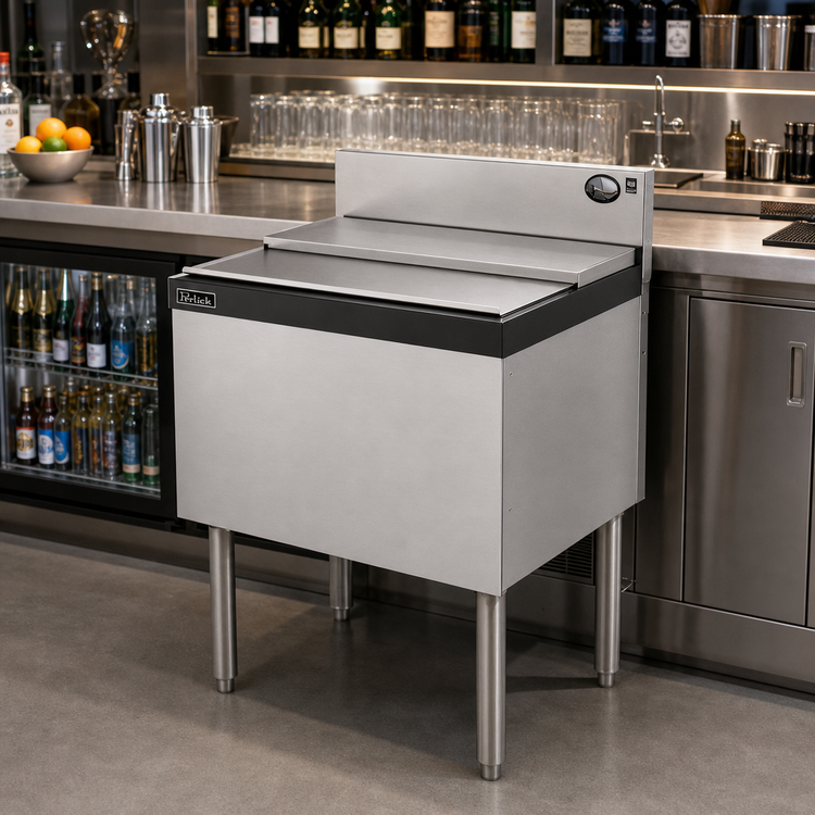 Product image #2 for Perlick Top Shelf TSD Series 30-Inch Modular Underbar Ice Bin/Cocktail Unit with 10-Circuit Cold Plate