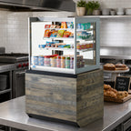 Thumbnail image #2 for Federal Industries Italian Glass Series ITDSS4826F Self-Service Countertop Pastry Display Case, 48"W x 30"D x 26"H, 2 Shelves, LED Lighting