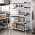 Thumbnail image #2 for Quantum 42 x 14 x 54-Inch Solid Shelving Starter Kit with 4 Shelves