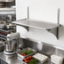 Thumbnail image #2 for New Age Adjustable Solid Shelf with Marine Edge, 15 x 36 Inches, Aluminum