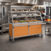 Thumbnail image #2 for Eagle Director's Choice Solid Top Mobile Serving Unit with Stainless Steel Top, Laminate Front Panel, and Open Base, 36W x 30D x 34H