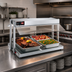Thumbnail image #2 for Hatco Glo-Ray® 54-Inch Countertop Buffet Warmer with Heated Base, Sneeze Guards, and 4-Pan Capacity