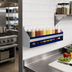 Thumbnail image #2 for Advance Tabco Prestige Supreme 42-Inch Single Tier Stainless Steel Speed Rail, 10-Bottle Capacity