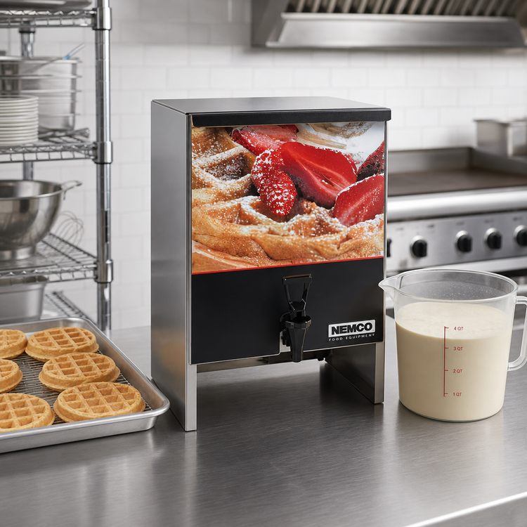 Product image #2 for Nemco 7050 Self-Serve Stainless Steel Batter Dispenser with Valve Dispenser