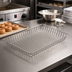 Thumbnail image #2 for Winco Rectangular Nickel-Plated Doughnut Basket, 12 x 18 x 2 Inches