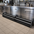 Thumbnail image #2 for Glastender 70-Inch Double Stainless Steel Underbar Speed Rail with Open Step-and-Rail Design