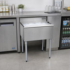 Thumbnail image #2 for Eagle Group 1800 Series B12IC-12D-18 Underbar Ice Chest, 12-Inch Deep Insulated Bin, 22 lb. Capacity, 304 Stainless Steel