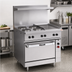 Thumbnail image #3 for Vulcan 36-Inch Electric Restaurant Range with 2 French Plates, 24-Inch Griddle, and Standard Oversized Oven