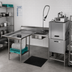 Thumbnail image #2 for Spec-Master SDTLL-72-14/3 Island Soiled Dishtable with 20x20x5
