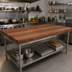 Thumbnail image #2 for John Boos Boos Block 60-Inch x 48-Inch American Black Walnut Kitchen Countertop, 1-3/4-Inch Thick