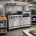 Thumbnail image #2 for Imperial Pro Series 60-Inch Gas Restaurant Range with 2 Open Burners, 48-Inch Griddle, Convection Oven, and Standard Oven