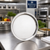 Thumbnail image #2 for Royal Touch 14-Inch Round Heavy-Duty Stainless Steel Serving Tray