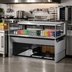 Thumbnail image #3 for Turbo Air 60-Inch Low Profile Drop-In Horizontal Open Refrigerated Display Case, 8 Cu. Ft., Stainless Steel