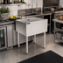 Thumbnail image #2 for Perlick TSS Series 18-Inch Freestanding Stainless Steel Underbar Drainboard