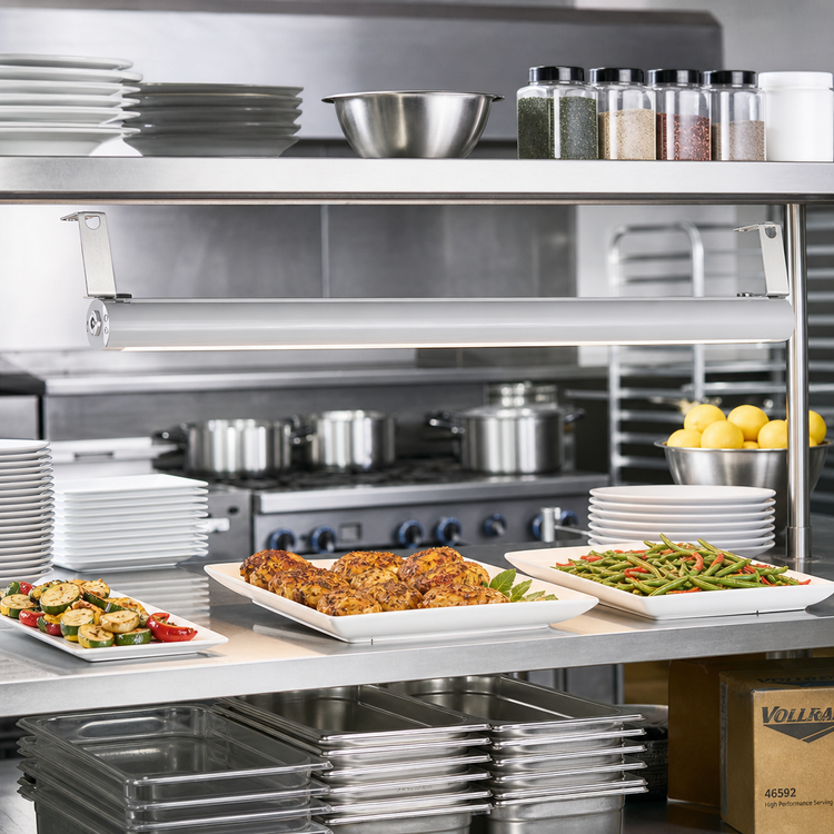 Product image #2 for Vollrath 72 Inch Low Profile Unlighted Strip Heat Lamp