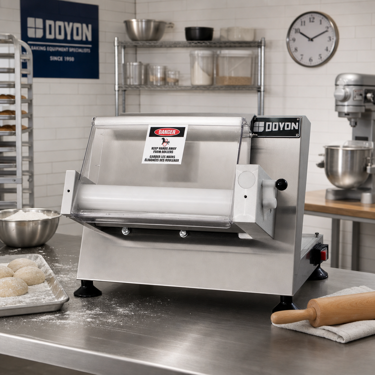 Product image #2 for Doyon 18-Inch Countertop Dough Sheeter with Teflon Rollers, 1/2 HP