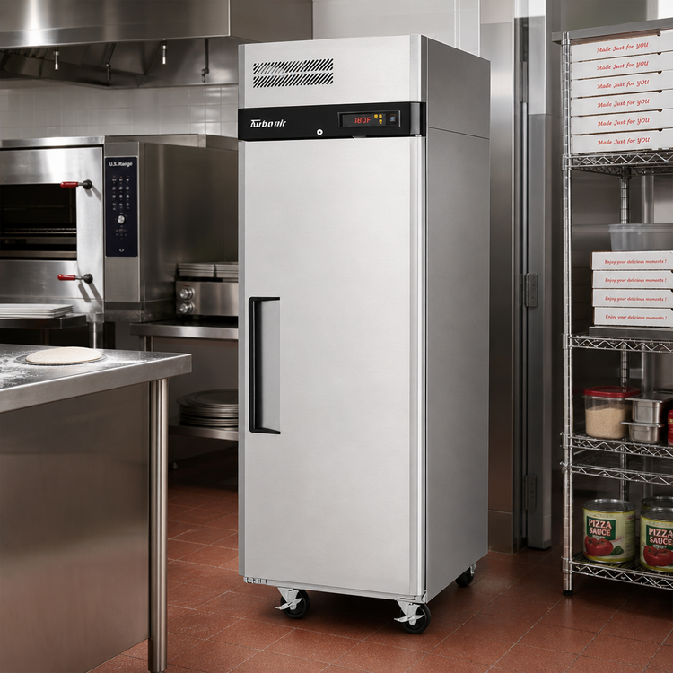 Product image #2 for Turbo Air M3 Series Pass-Thru Reach-In Heated Pizza Holding Cabinet, 1 Section, 22.7 Cu. Ft.