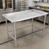 Thumbnail image #2 for John Boos 72-7/8 Inch x 30-3/8 Inch 300 Series Stainless Steel Sorting Table with Raised Edge