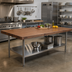 Thumbnail image #2 for Boos Block American Black Walnut Edge Grain Kitchen Countertop, 108 x 48 x 2-1/4 Inches