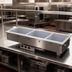 Thumbnail image #2 for Vollrath Short-Side 2-Pan Drop-In Hot Well with Manifold Drain, Thermostatic Controls, 120V
