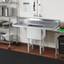 Thumbnail image #2 for Advance Tabco Special Value Series 1-Compartment Fabricated Sink with Left & Right Drainboards, 52 Inch Wide, 16 Gauge 304 Stainless Steel