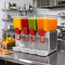 Thumbnail image #2 for Trento Ugolini Arctic Deluxe 4-Bowl Chilled Juice Dispenser, 5.3 Gallon Bowls, Magnetic Impeller, 115V