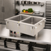 Thumbnail image #2 for Vollrath Two-Well Modular Drop-In Electric Hot Food Well with 316 Stainless Steel Wells, Thermostatic Controls, and Manifold Drain