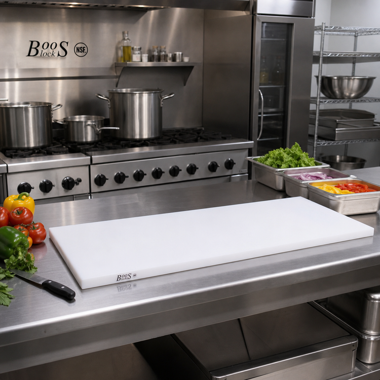 Product image #2 for John Boos Reversible Polyethylene Steam Table Cutting Board, 60 x 10 x 1/2 Inch