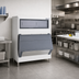 Thumbnail image #2 for Follett SmartGATE SG1010S-48 Upright Single Door 1000 lb Ice Bin