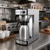 Thumbnail image #2 for Omcan Commercial Stainless Steel Manual Pourover Coffee Maker with 2 Liter Thermal Carafe