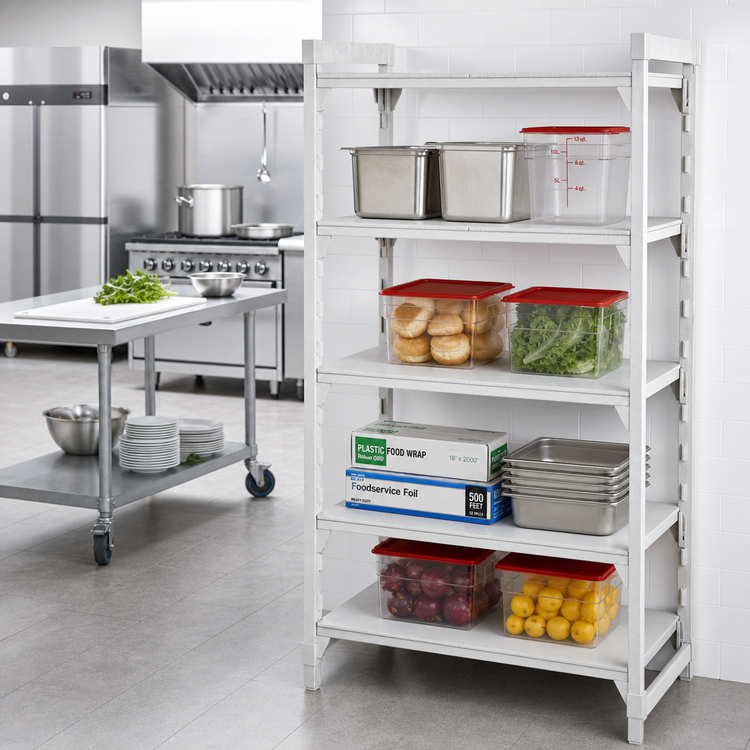 Product image #3 for Camshelving Premium 4-Shelf Solid Stationary Starter Unit, 18 x 54 x 84 Inches