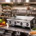 Thumbnail image #2 for IKON Cooking 48-Inch Electric Countertop Griddle with Polished Steel Plate