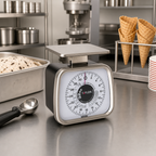 Thumbnail image #2 for Taylor Precision TP32 Compact Analog Portion Control Ice Cream Scale, 32 oz Capacity, 1/4 oz Graduations, Angled Fixed Dial Case of 4