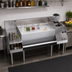 Thumbnail image #3 for Krowne Royal Series 60-Inch Recessed Drainboard Underbar Ice Bin/Cocktail Station with 12-Inch Blender Station and 10-Circuit Cold Plate