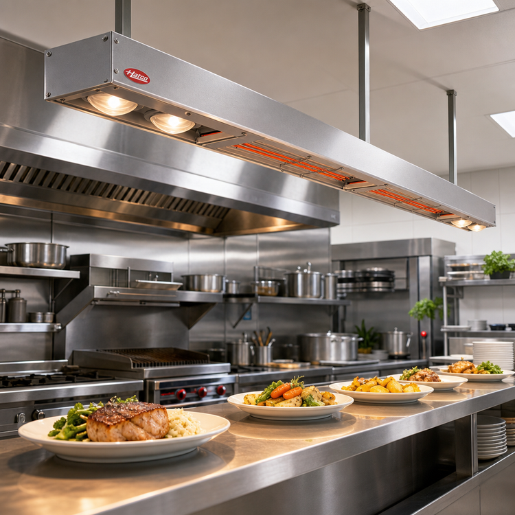Product image #2 for Hatco Glo-Ray Lighted Infrared Strip Heater, 132-Inch, Aluminum, 4.41 kW