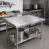 Thumbnail image #2 for John Boos 24 Inch x 30 Inch Stainless Steel Countertop, 1-1/2 Inch Thick