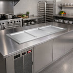 Thumbnail image #2 for Hatco FTBX-3 57-Inch Drop-In Remote Frost Top for 3 Full-Size Sheet Pans with Auto-Defrost Electronic Control