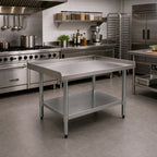 Thumbnail image #2 for Eagle Group BlendPort® BPT-3018ES Stainless Steel Equipment Stand with Adjustable Undershelf, 18 in. W x 30 in. D, 18-Gauge Type 430 Top