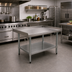 Thumbnail image #2 for Eagle BlendPort Stainless Steel Equipment Stand with Adjustable Undershelf, 18 in. W x 30 in. D