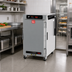 Thumbnail image #3 for Metro HotBlox Narrow 8-Pan Pass-Thru Undercounter Heated Holding Cabinet with Digital Touchscreen and Solid Front / Clear Rear Doors