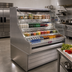 Thumbnail image #2 for Howard-McCray Ovation Series 75-Inch Curved Self-Contained Open Merchandiser Cooler, Stainless Steel
